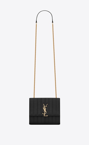 Vicky chain wallet in quilted lambskin